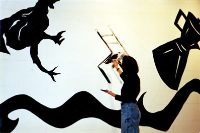 Rose painting 'Fish out of Water'